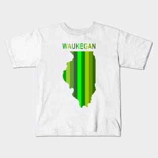 Green Waukegan Kids T-Shirt